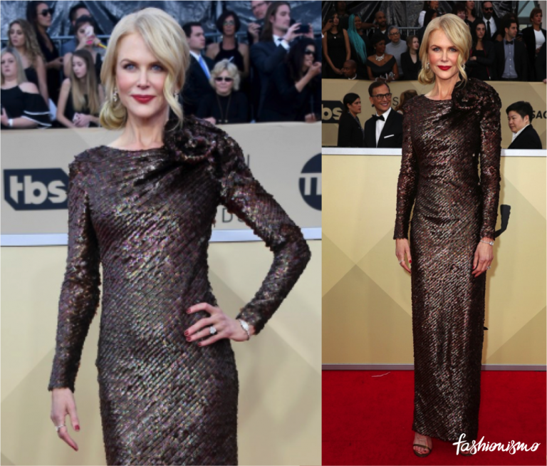 Sag Awards 2018 Nicole Kidman Fashionismo